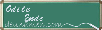 Odile Ende Visitenkarte